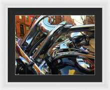 Photo Cold Chrome New York - Framed Print