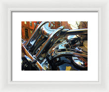 Photo Cold Chrome New York - Framed Print