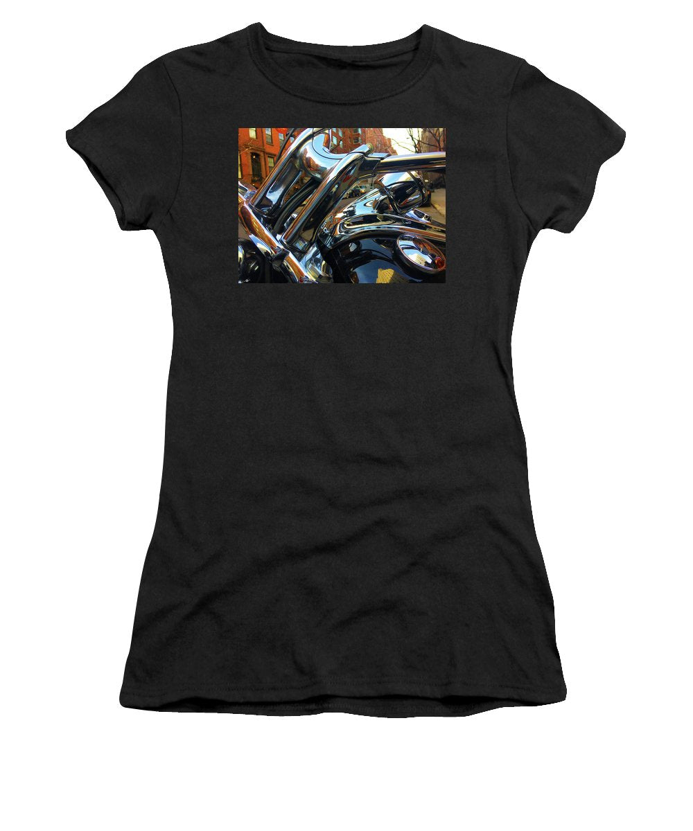 Photo Cold Chrome New York - Women's T-Shirt (Athletic Fit)