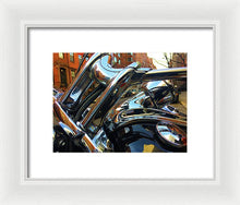 Photo Cold Chrome New York - Framed Print