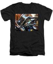 Photo Cold Chrome New York - Men's V-Neck T-Shirt