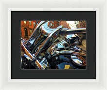 Photo Cold Chrome New York - Framed Print