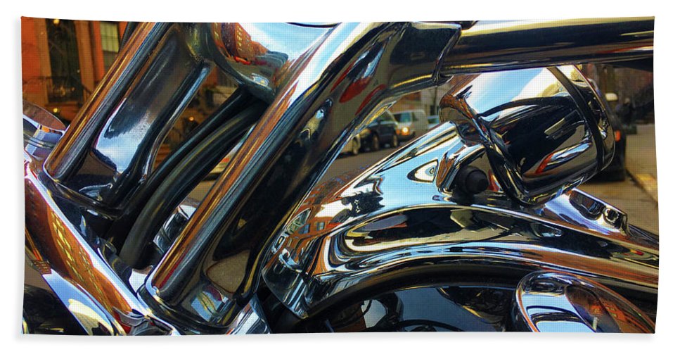 Photo Cold Chrome New York - Bath Towel