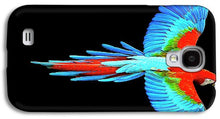 Colorful Parrot In Flight - Phone Case Phone Case Pixels Galaxy S4 Case  