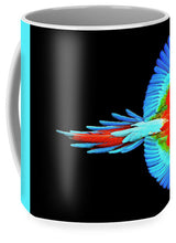 Colorful Parrot In Flight - Mug Mug Pixels Large (15 oz.)  