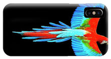 Colorful Parrot In Flight - Phone Case Phone Case Pixels IPhone X Case  