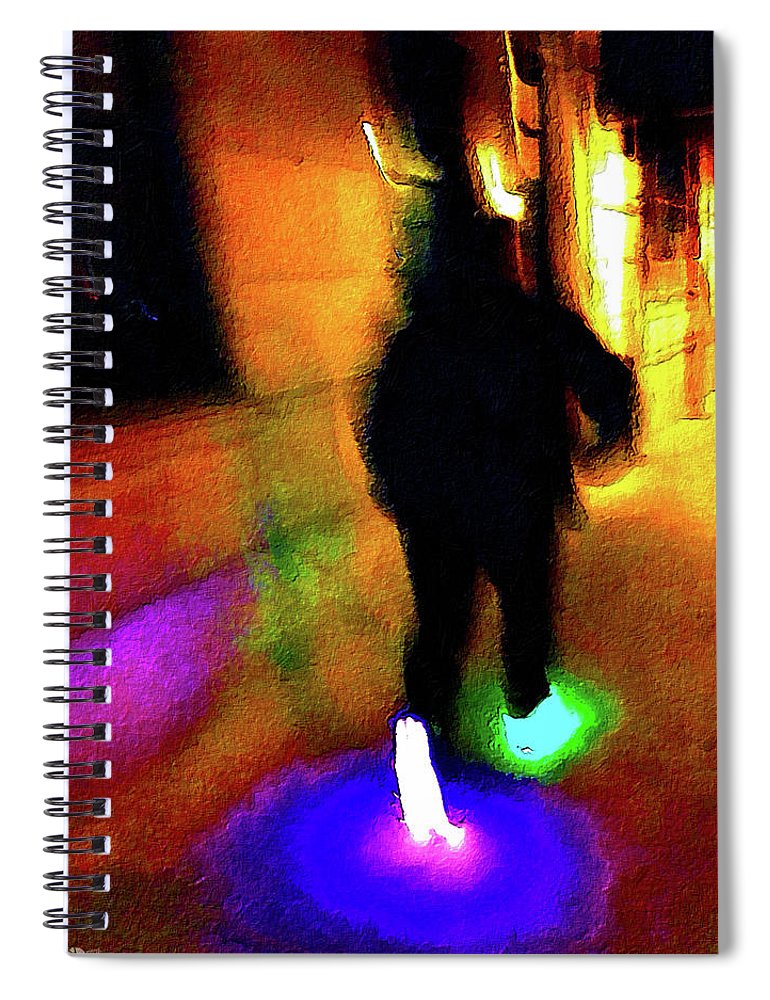 Crazy Feet - Spiral Notebook
