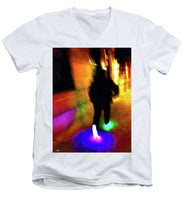 Crazy Feet - Men's V-Neck T-Shirt
