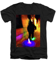 Crazy Feet - Men's V-Neck T-Shirt