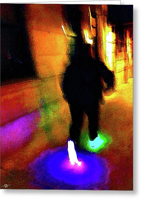 Crazy Feet - Greeting Card