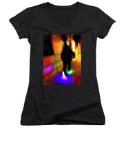 Crazy Feet - Women's V-Neck (Athletic Fit)