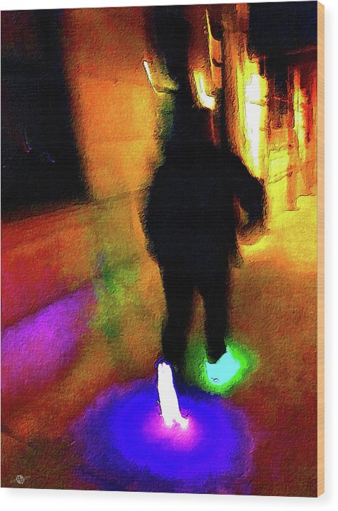 Crazy Feet - Wood Print