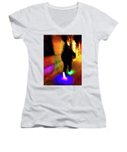 Crazy Feet - Women's V-Neck (Athletic Fit)
