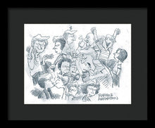 Daddy's Home Comics Original Sketch - Framed Print