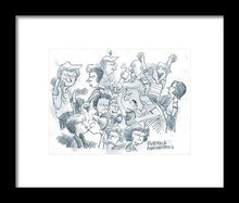 Daddy's Home Comics Original Sketch - Framed Print