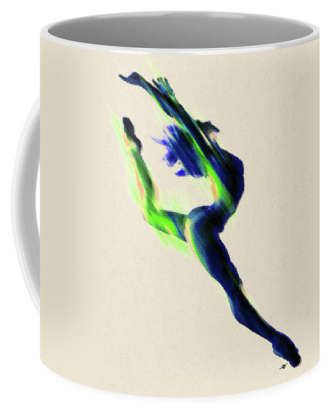 Dancer Digital Manipulated Photo With Paint Accents Color Change - Mug