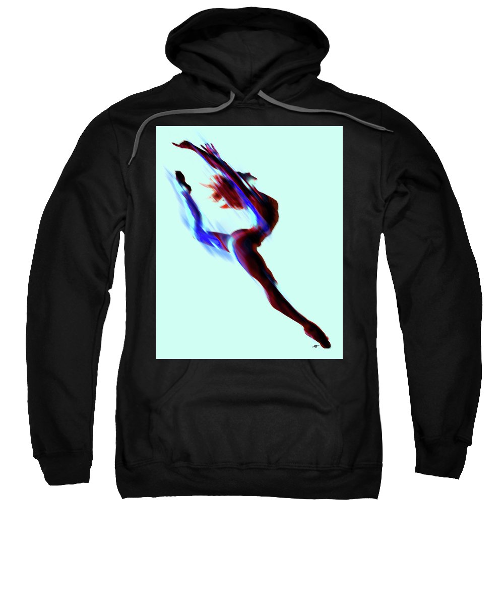 Dancer Impressionist Painting Acrylic Color Change - Sweatshirt