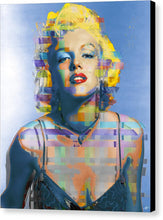 Digital Marilyn Monroe  - Canvas Print