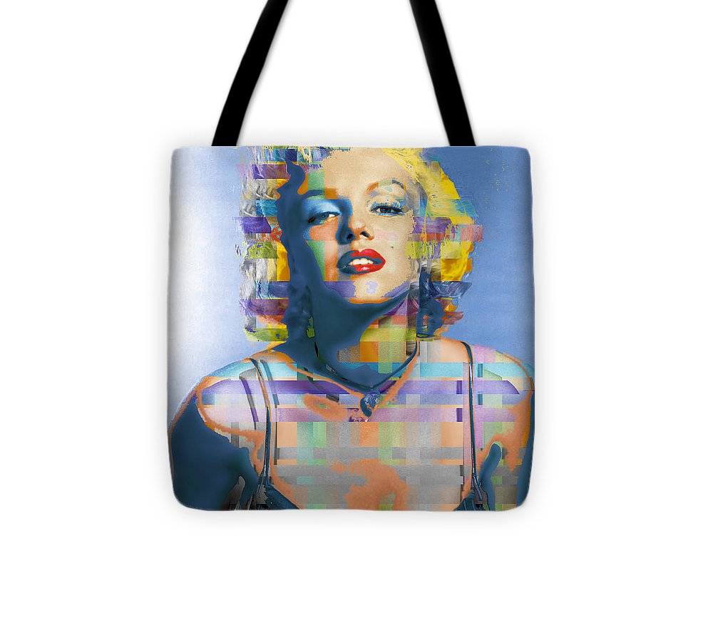 Digital Marilyn Monroe  - Tote Bag