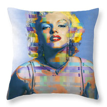 Digital Marilyn Monroe  - Throw Pillow