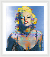 Digital Marilyn Monroe  - Framed Print