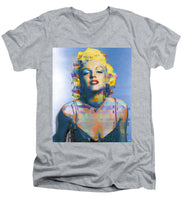Digital Marilyn Monroe  - Men's V-Neck T-Shirt
