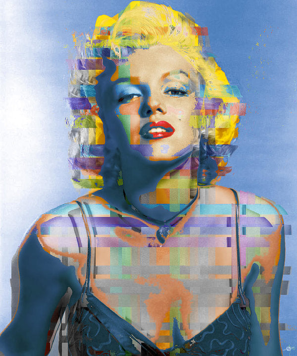 Digital Marilyn Monroe  - Art Print