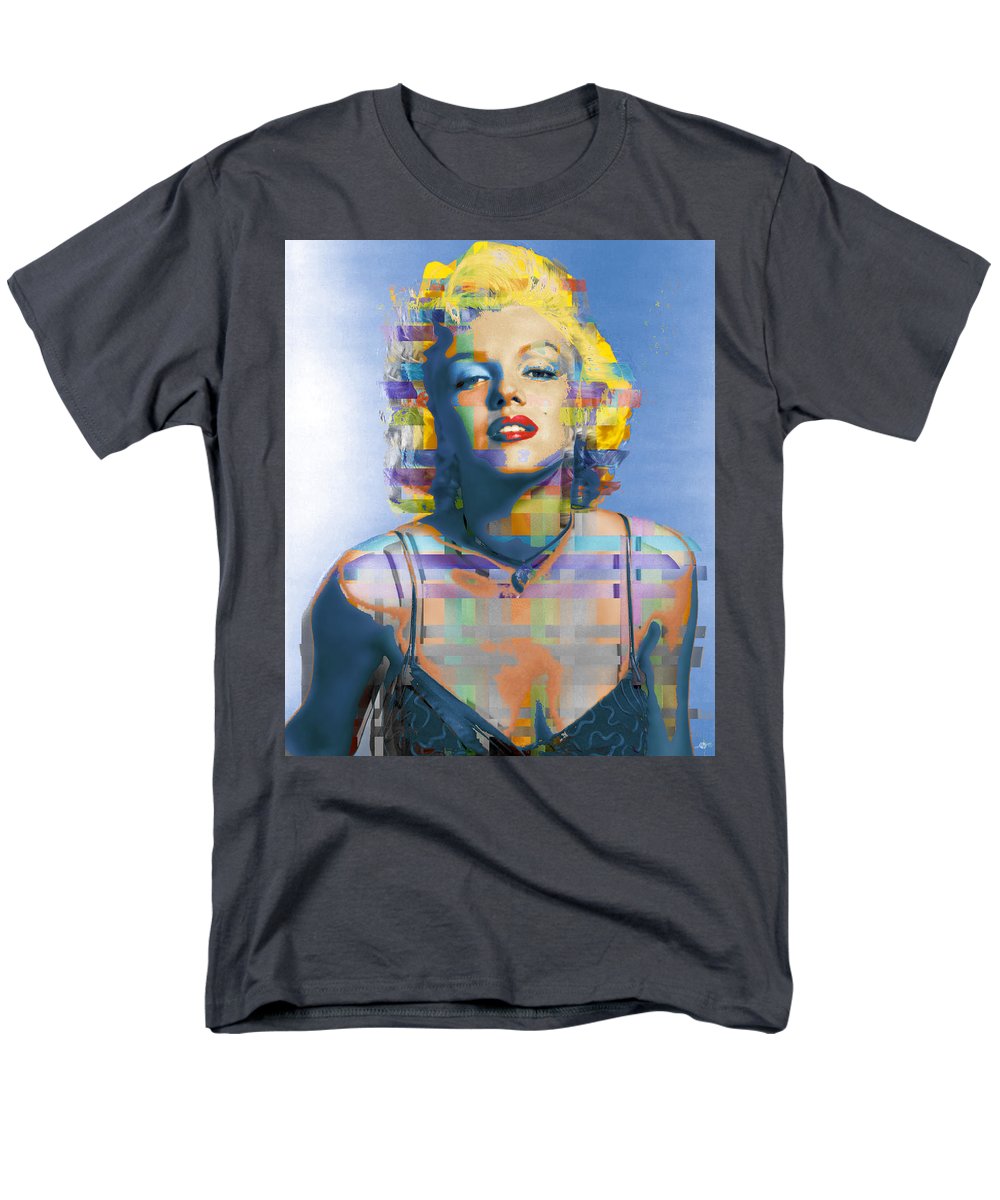 Digital Marilyn Monroe  - Men's T-Shirt  (Regular Fit)