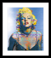 Digital Marilyn Monroe  - Framed Print