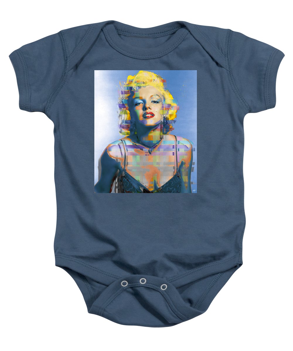 Digital Marilyn Monroe  - Baby Onesie