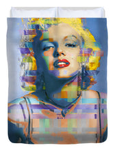 Digital Marilyn Monroe  - Duvet Cover
