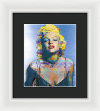 Digital Marilyn Monroe  - Framed Print
