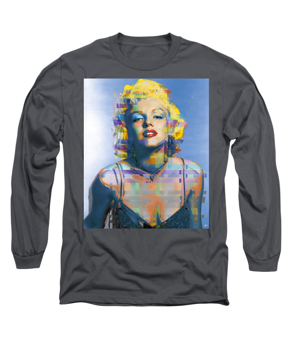 Digital Marilyn Monroe  - Long Sleeve T-Shirt