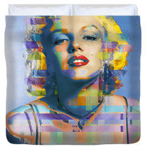 Digital Marilyn Monroe  - Duvet Cover