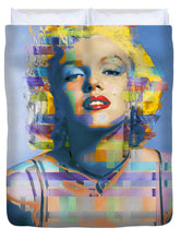 Digital Marilyn Monroe  - Duvet Cover