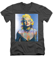 Digital Marilyn Monroe  - Men's V-Neck T-Shirt
