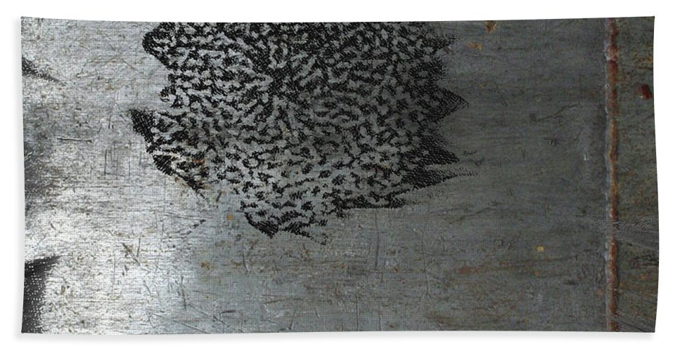 Dirty Silver Sunflower - Beach Towel
