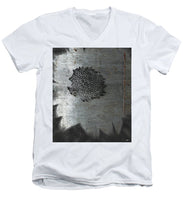 Dirty Silver Sunflower - Men's V-Neck T-Shirt