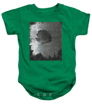 Dirty Silver Sunflower - Baby Onesie