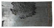 Dirty Silver Sunflower - Bath Towel