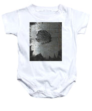 Dirty Silver Sunflower - Baby Onesie