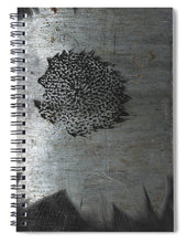 Dirty Silver Sunflower - Spiral Notebook