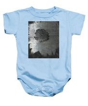Dirty Silver Sunflower - Baby Onesie