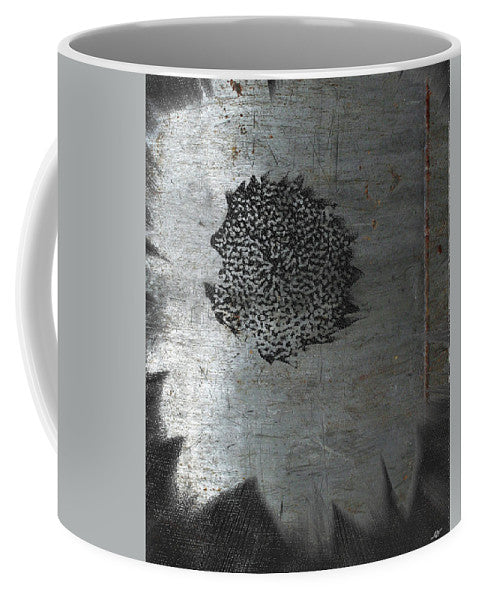 Dirty Silver Sunflower - Mug