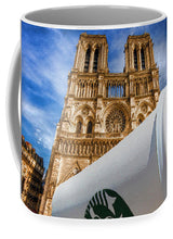 Discarded Coffee Cup Trash Oh Yeah - And Notre Dame - Mug