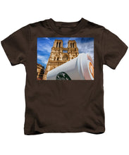 Discarded Coffee Cup Trash Oh Yeah - And Notre Dame - Kids T-Shirt