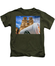 Discarded Coffee Cup Trash Oh Yeah - And Notre Dame - Kids T-Shirt