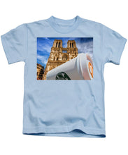 Discarded Coffee Cup Trash Oh Yeah - And Notre Dame - Kids T-Shirt