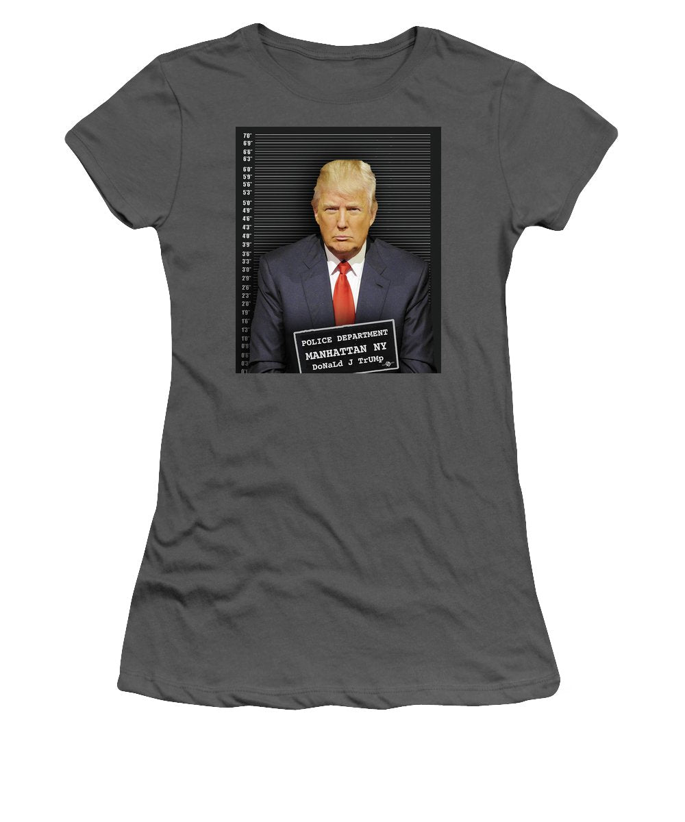 Donald Trump Mugshot - Women's T-Shirt (Athletic Fit)