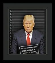 Donald Trump Mugshot - Framed Print